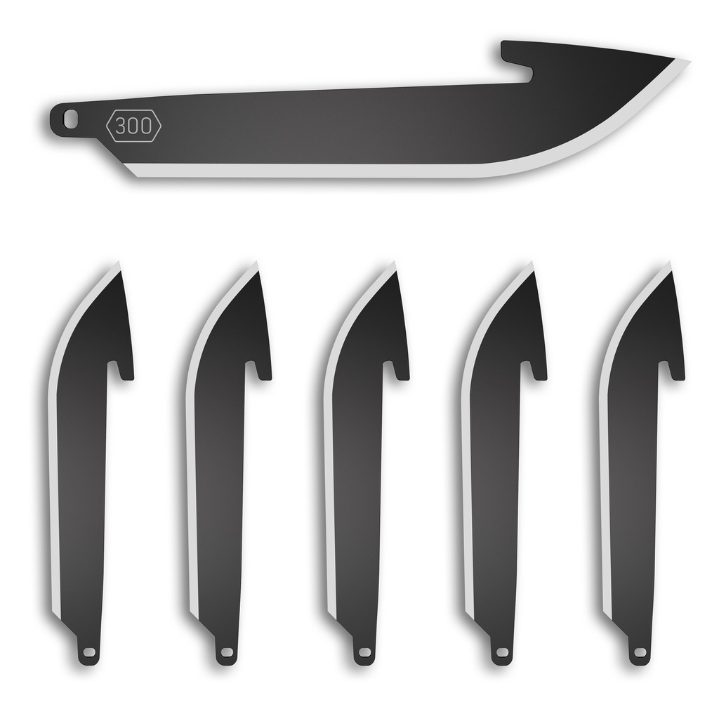 Outdoor Edge OD EDGE DROP-PT 3" BLADE 6PK BLK