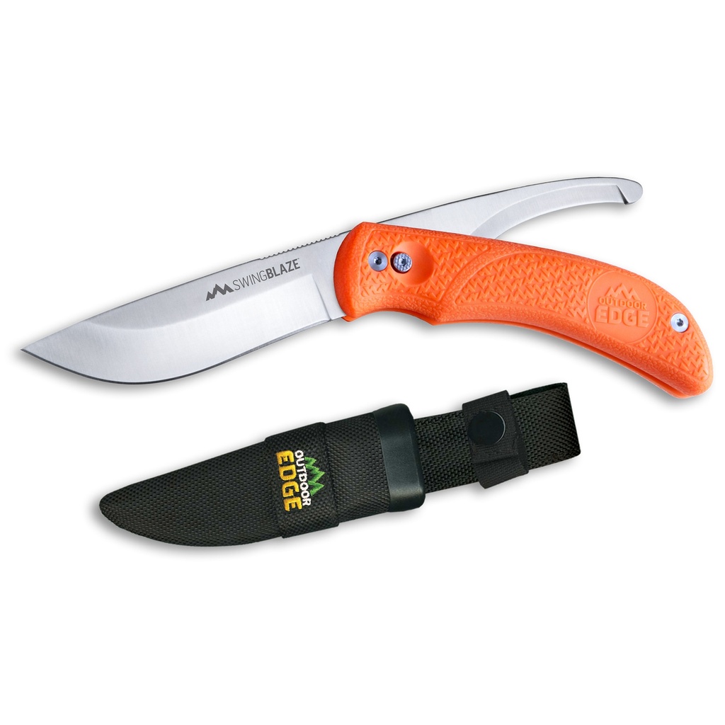 Outdoor Edge OD EDGE SWINGBLAZE ORANGE W/SHEATH