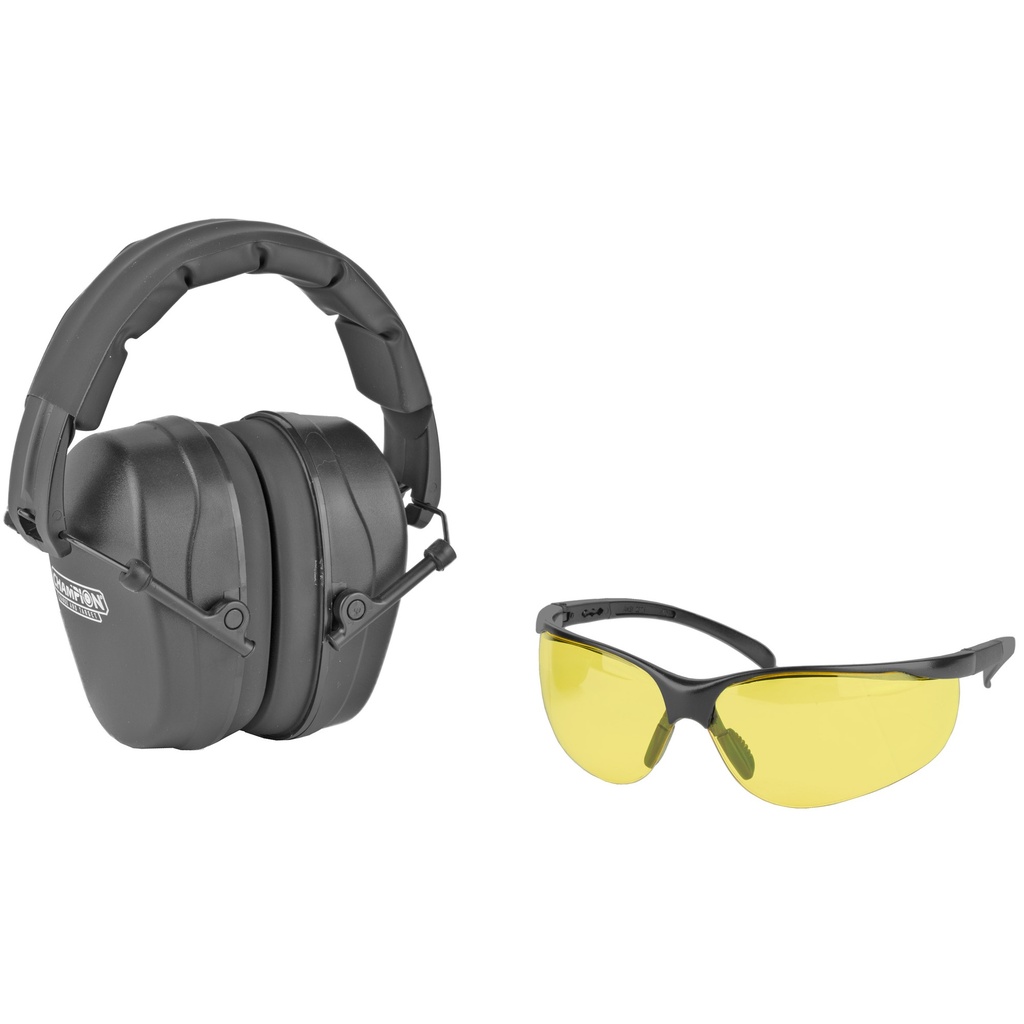 CHAMPION SHOOTING EYE/EAR COMBO BLACK