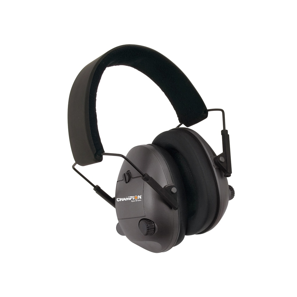 CHAMPION ELECTRONIC EAR MUFFS BLACK