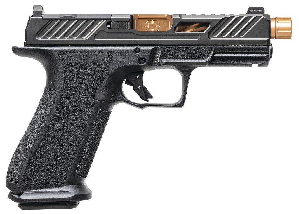 Shadow Systems XR920 ELT 9MM BLACK/BZ OR THREADED BARREL 17+1