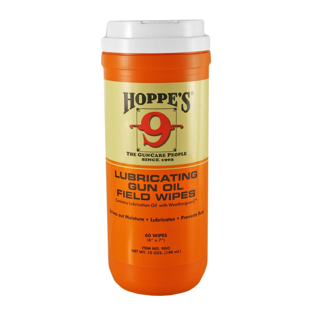 Hoppe's HOPPES GUN OIL WIPES 7X8" 120CT