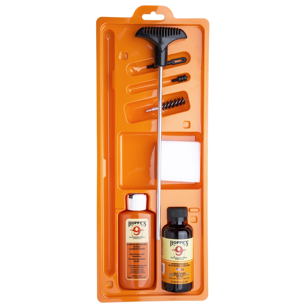 Hoppe's HOPPES 38/357/9MM PISTOL CLEANING KIT CLAM