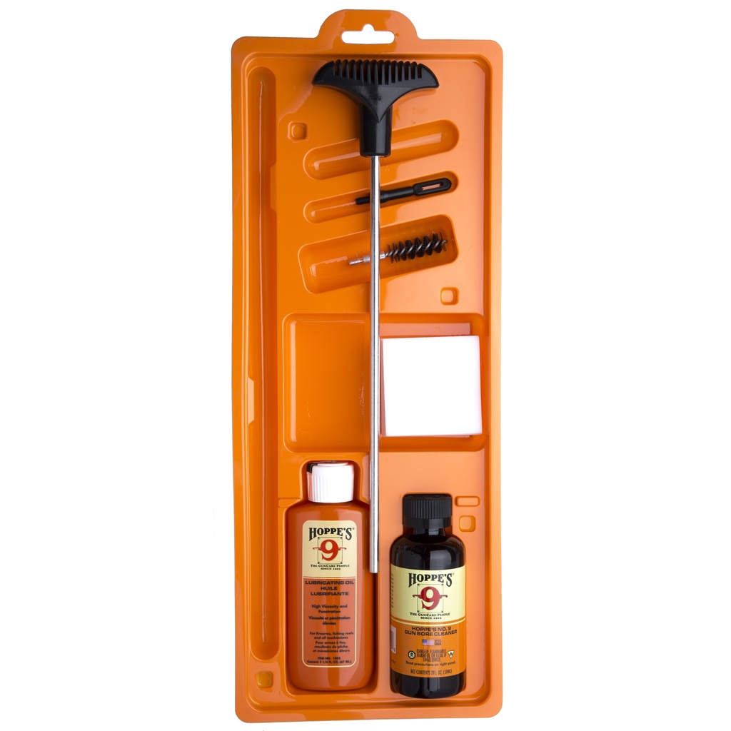 Hoppe's HOPPES 40/10MM PISTOL CLEANING KIT CLAM