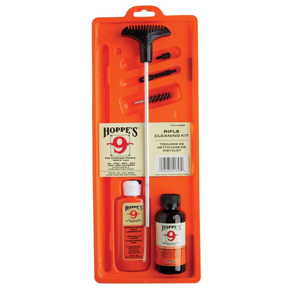 Hoppe's HOPPES 22/223CAL RFL CLNG KIT CLAM