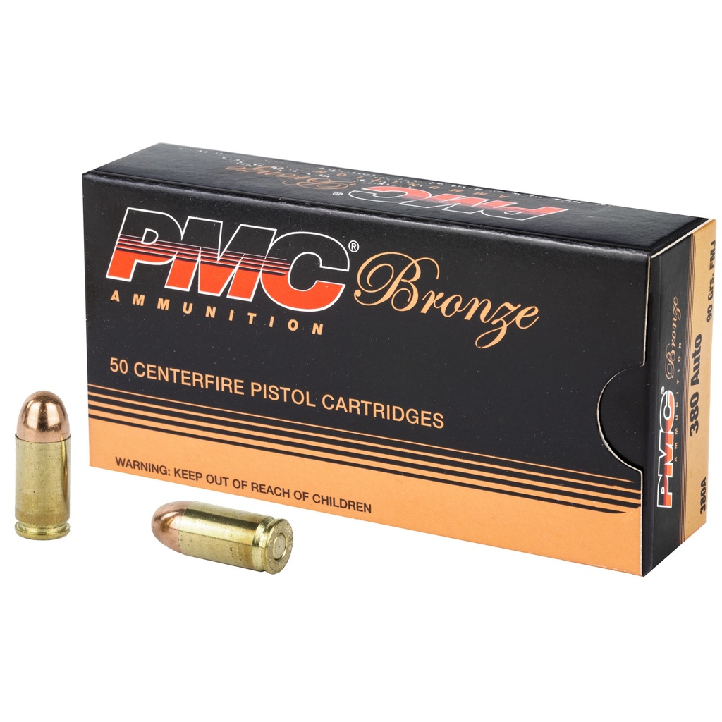 PMC BRONZE 380ACP 90GR FMJ 50/1000