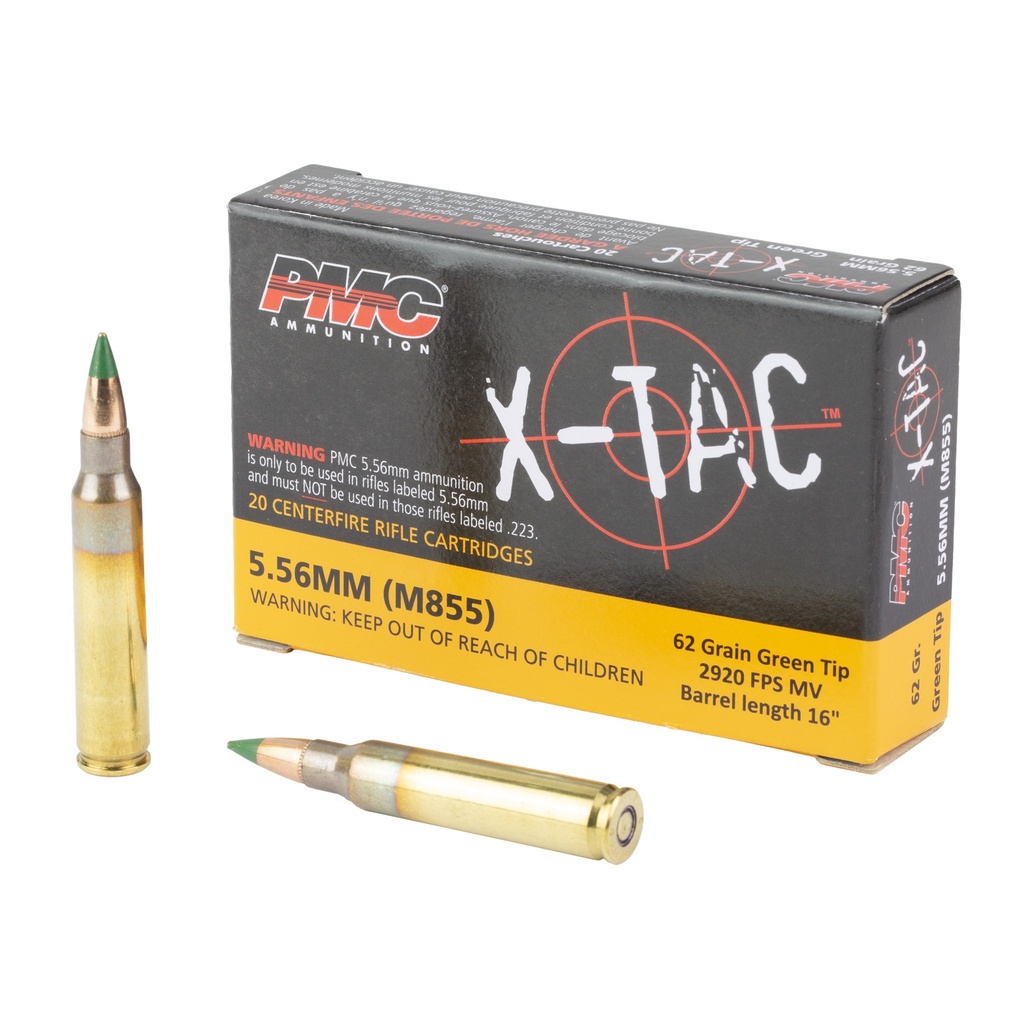PMC XTAC 5.56 62GR GT M855 20/1000
