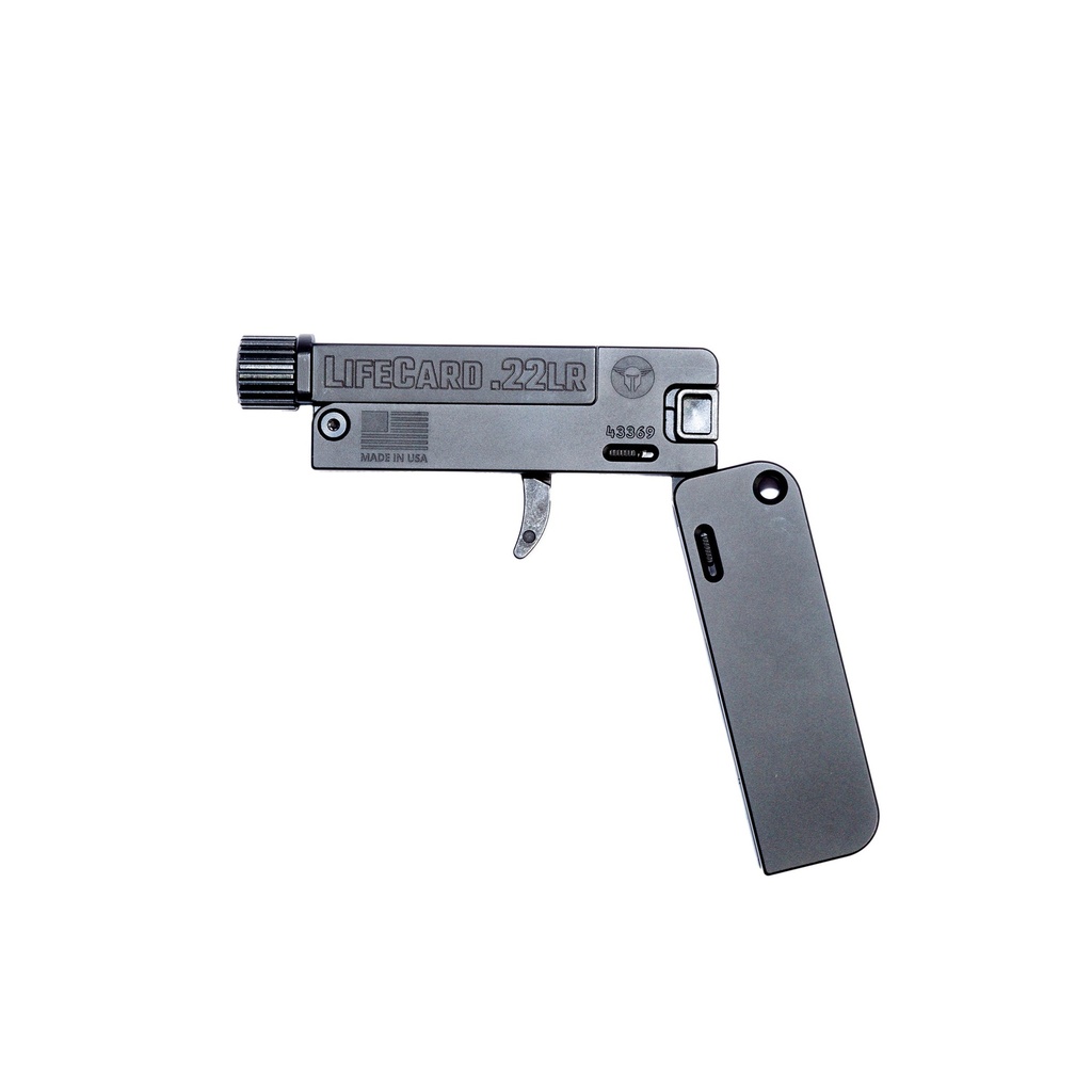 Trailblazer Firearms LIFECARD 22LR BLACK/BLACK THREADED BARREL