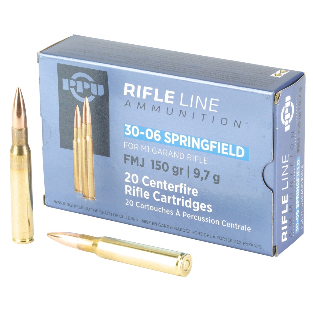 Prvi Partizan PPU 30-06 SPRING 150G FMJ 20/200