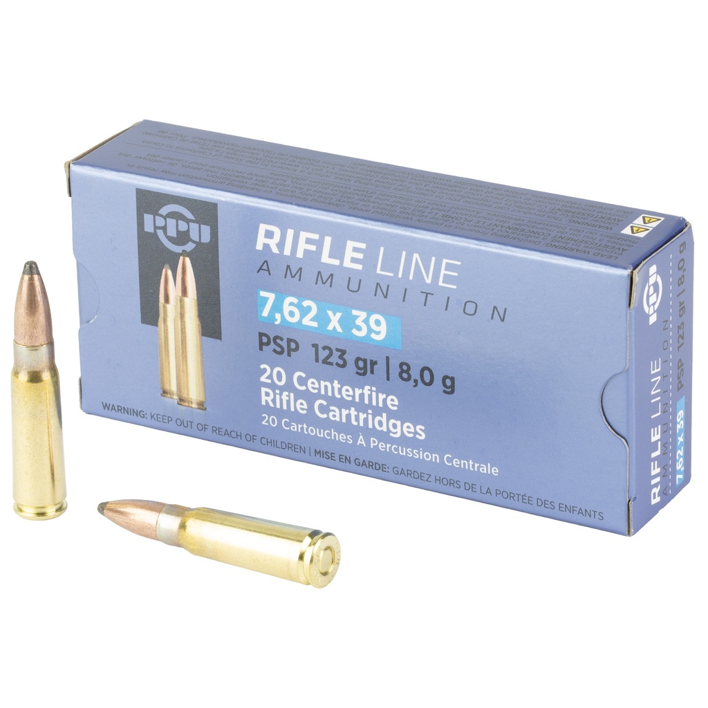 Prvi Partizan PPU 7.62X39 POINTED SP 123GR 20/1000