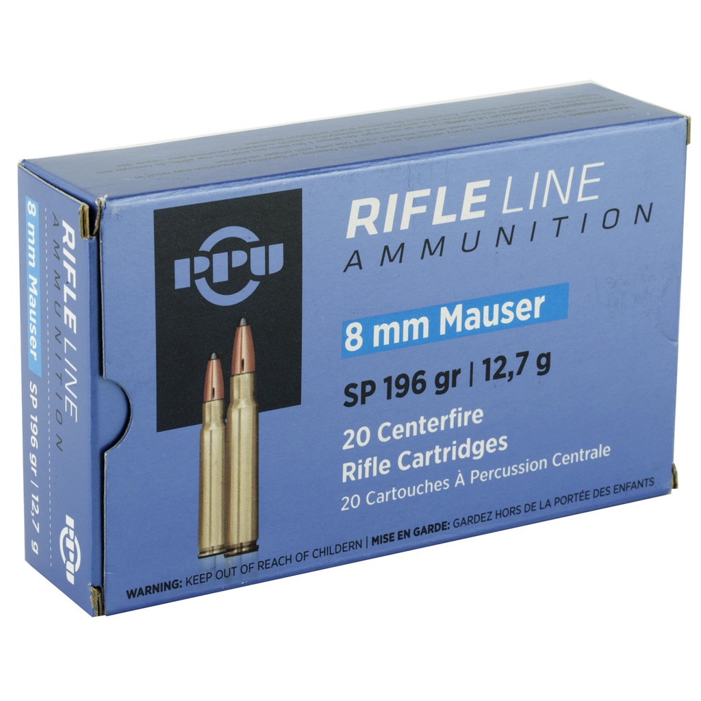 Prvi Partizan PPU 8MM MAUSER SP 196GR 20/200
