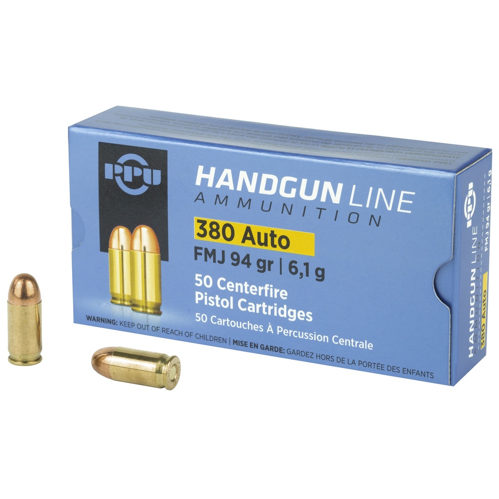 Prvi Partizan PPU 380ACP FMJ 94GR 50/1000