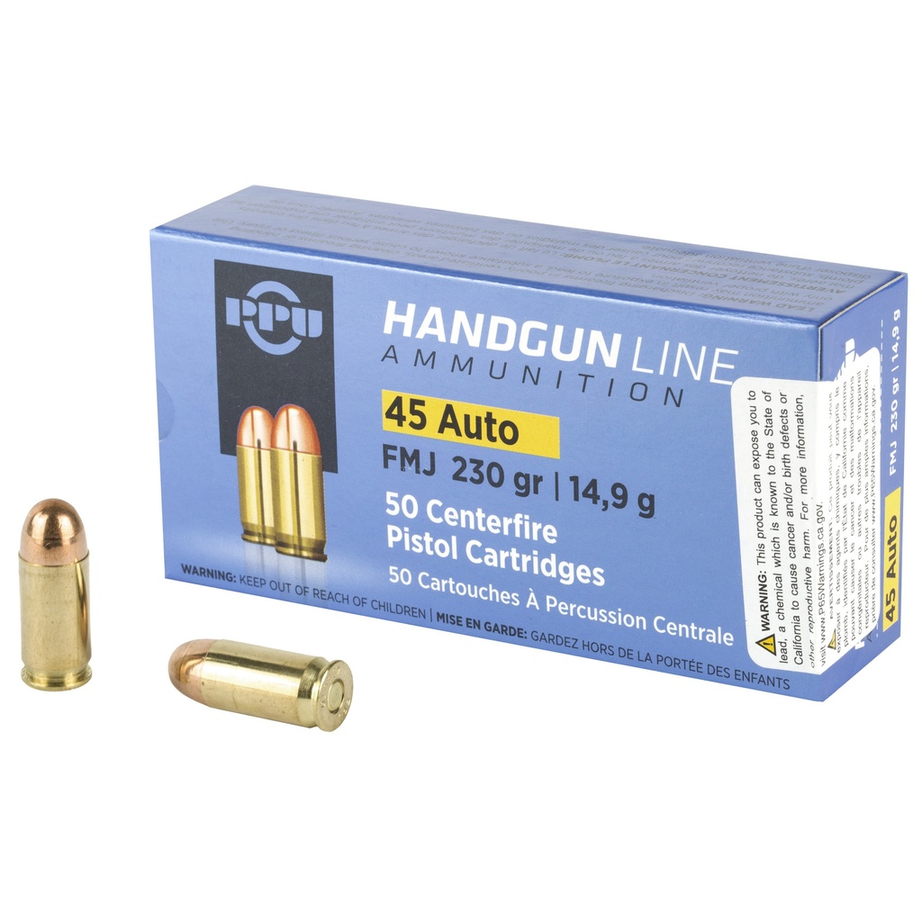 Prvi Partizan PPU 45ACP FMJ 230GR 50/500