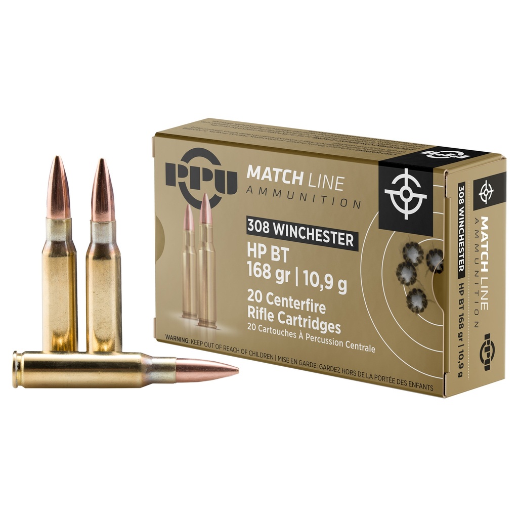 Prvi Partizan PPU .308 WIN MATCH 168GR HPBT 20/200