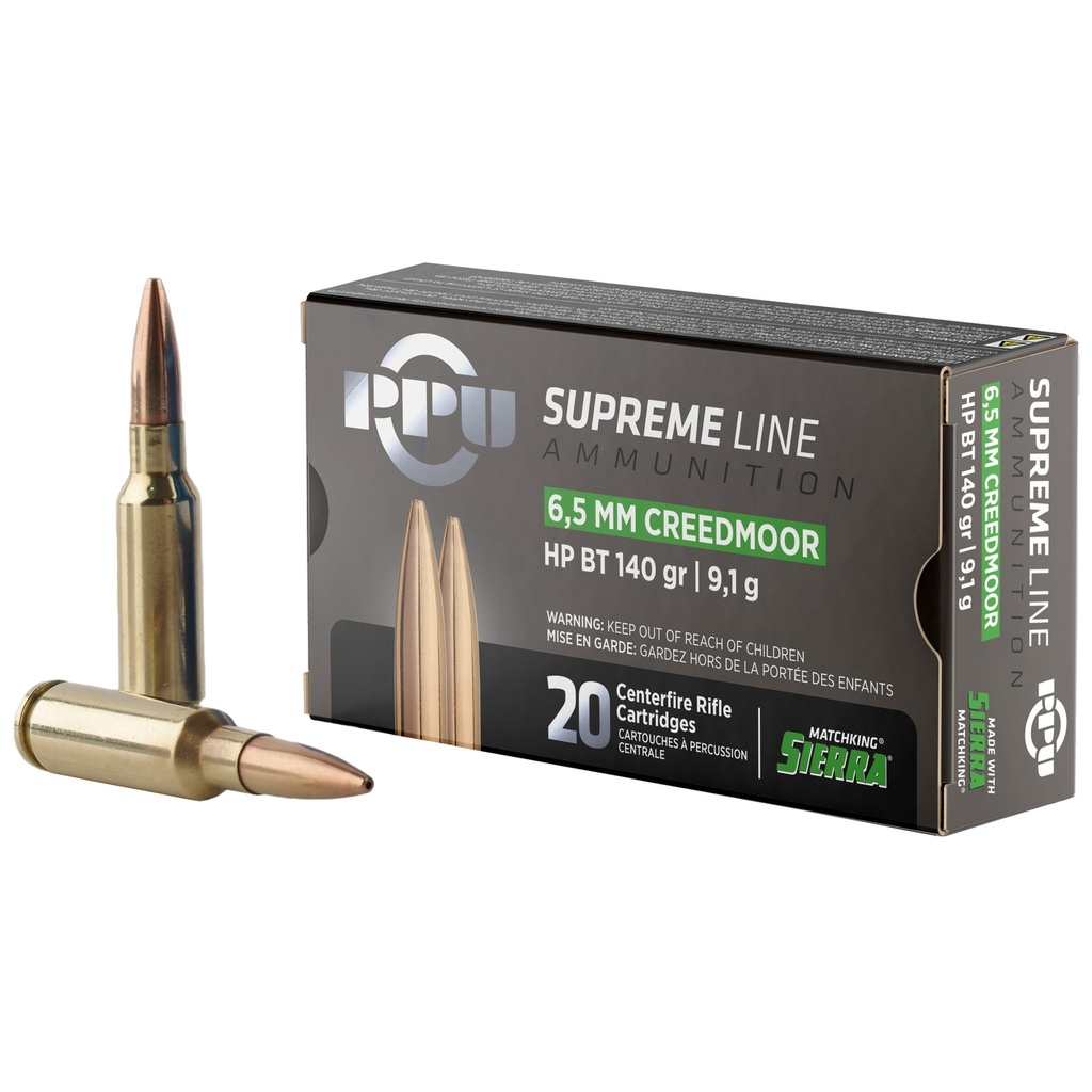 Prvi Partizan PPU SUPREME 6.5CM 140GR HPBT 20/200