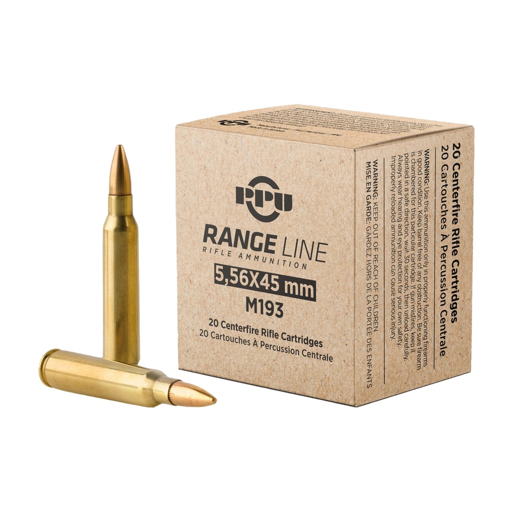Prvi Partizan PPU RANGE 5.56 55GR FMJBT 20/1000