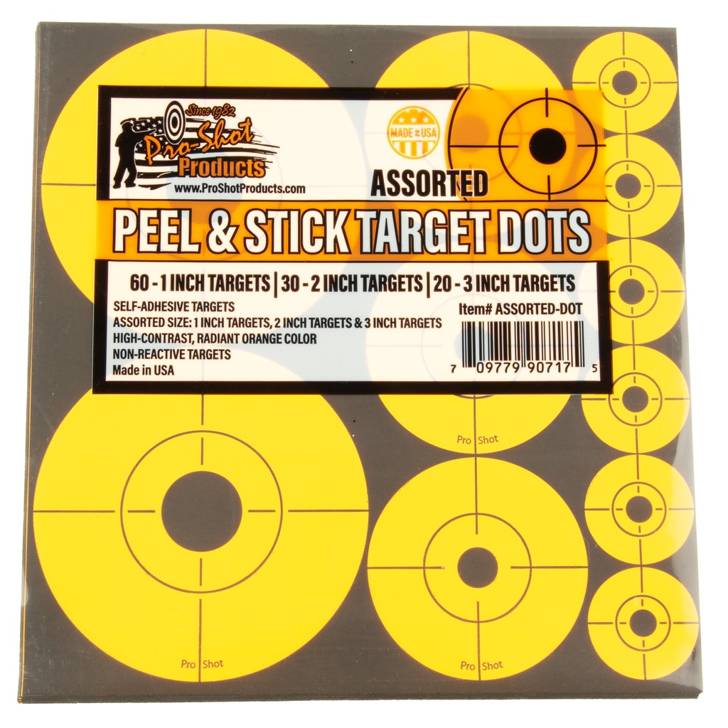 Pro-Shot Products PROSHOT ORNGE PEEL N STICK ASSORT