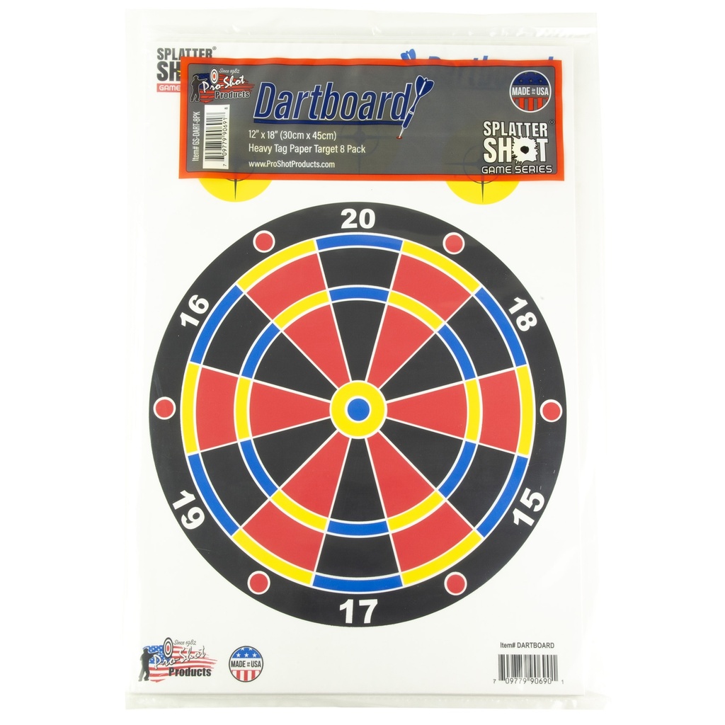 Pro-Shot Products PROSHOT GS DARTS 12X18 TP 8PK