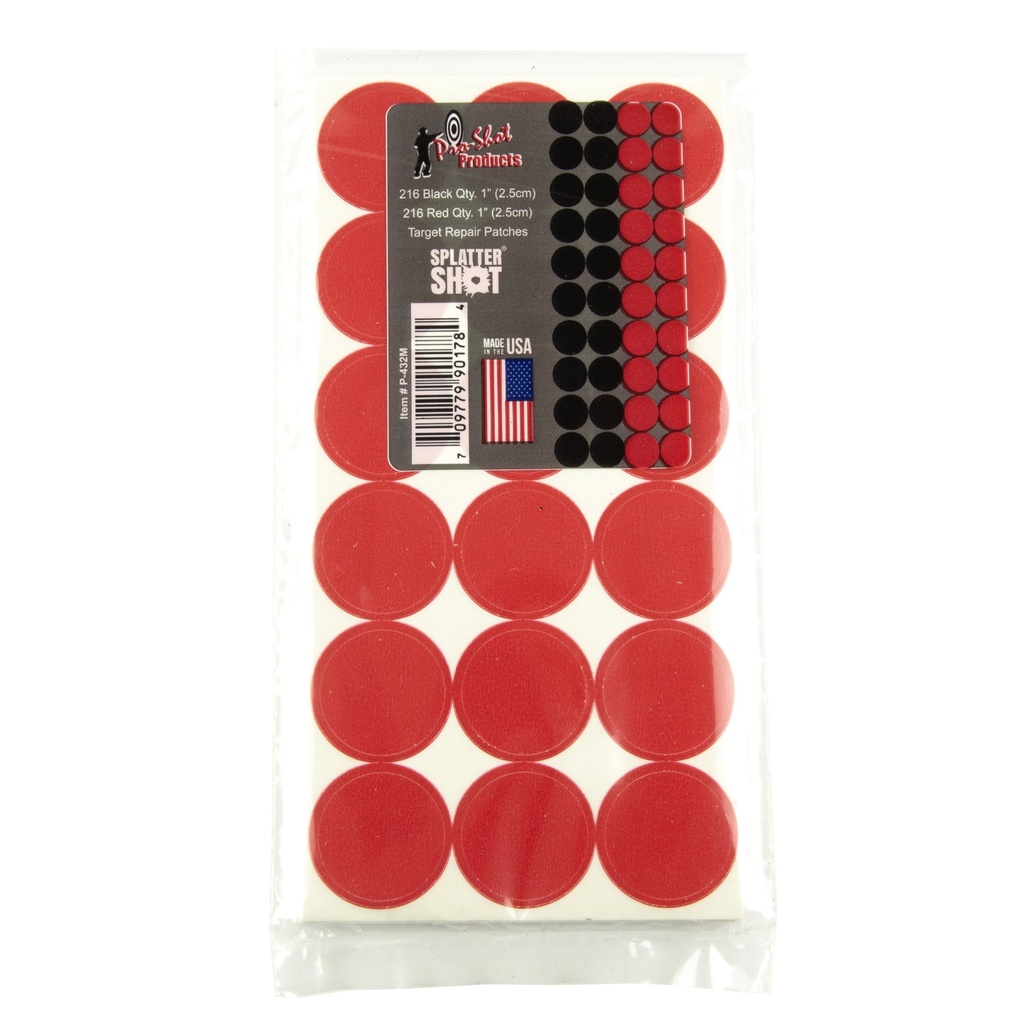 Pro-Shot Products PROSHOT 1" BLK/RED REPAIR PSTRS 216