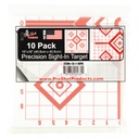 Pro-Shot Products PROSHOT 16X16 RED SIGHT IN 10PK
