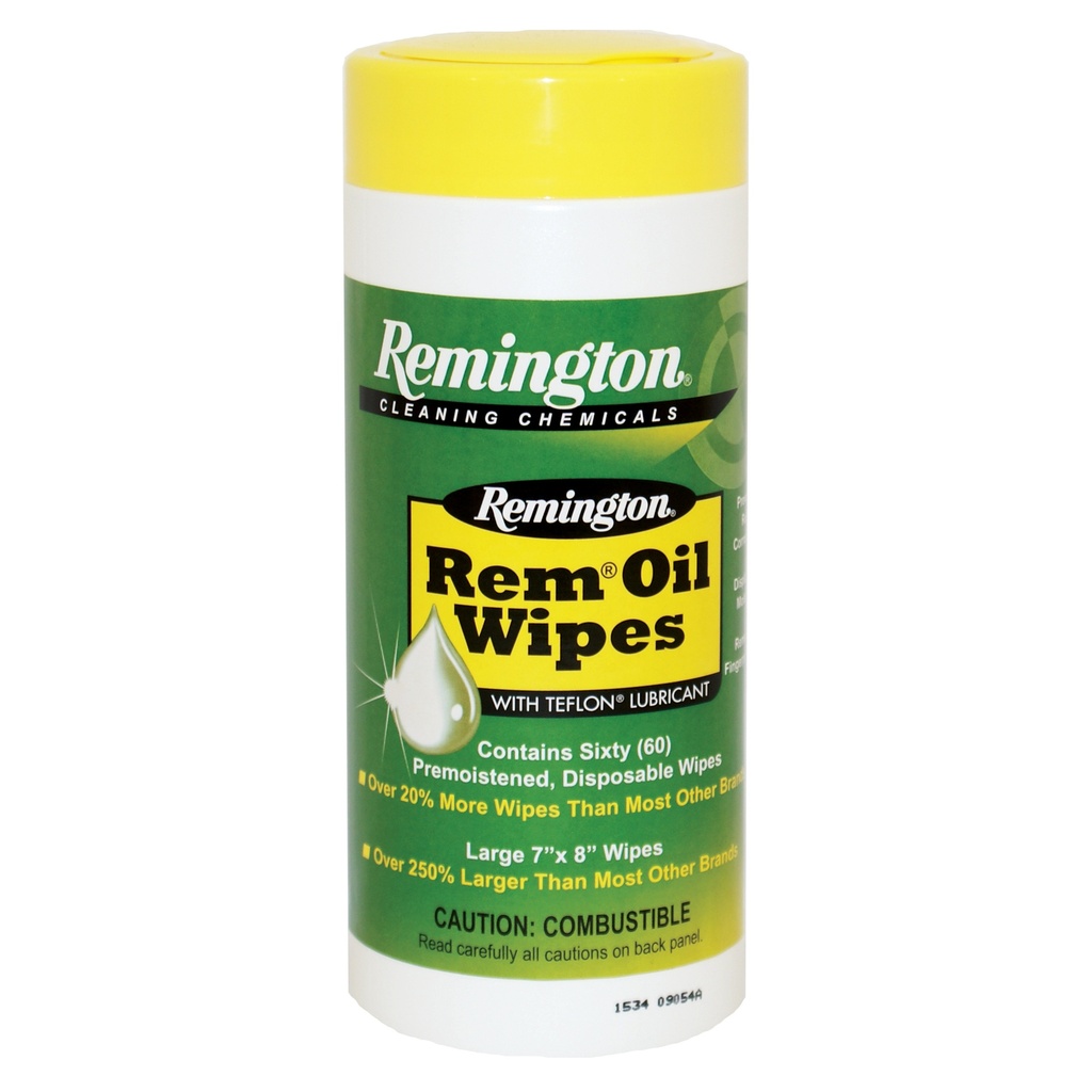 Remington REM REM-OIL POP-UP WIPES 60 PER PK