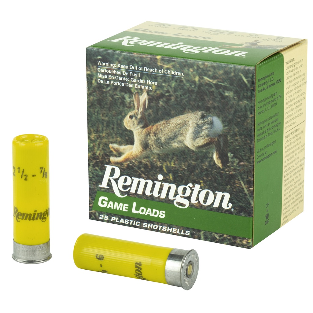 Remington REM GAM LOAD 20GA 2 3/4" #6 25/250
