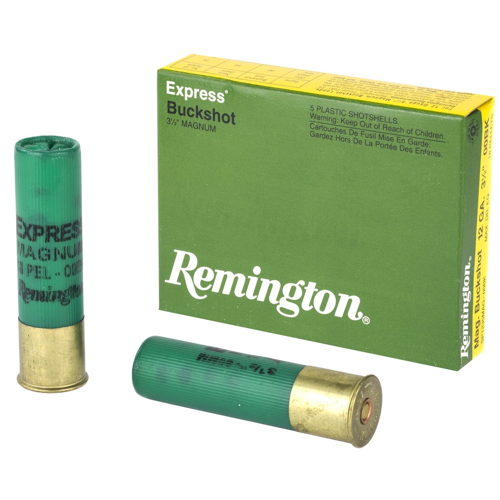 Remington REM EXP MAG 12GA 3.5" 00 BCK 5/250