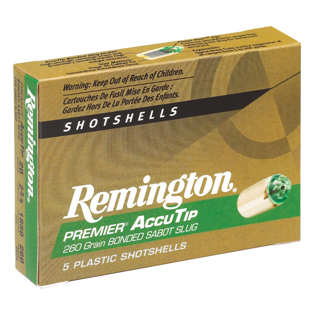 Remington REM ACCU 20GA 2.75 260GR SABOT 5/100