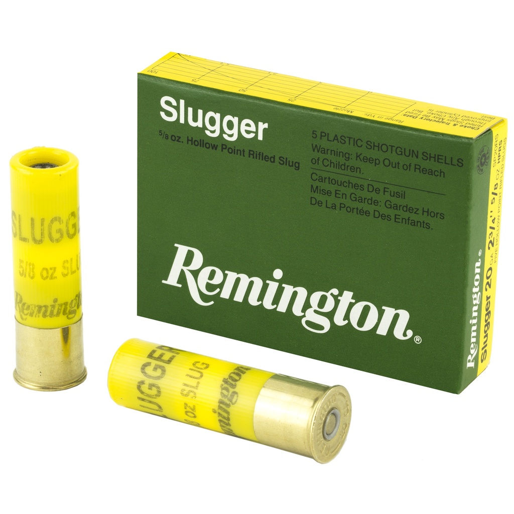Remington REM SLGR 20GA 2.75" HP 5/250