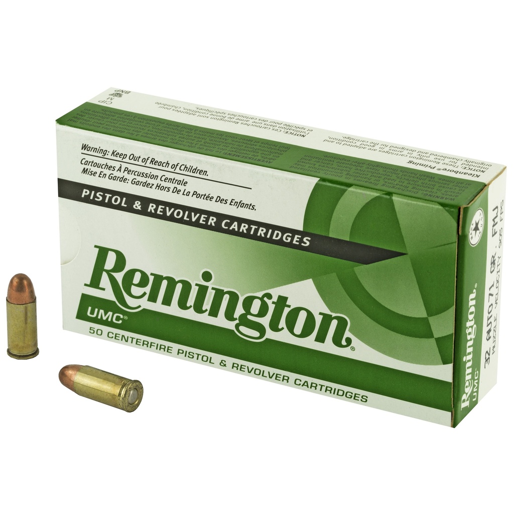 Remington REM UMC 32ACP 70GR FMJ 50/500