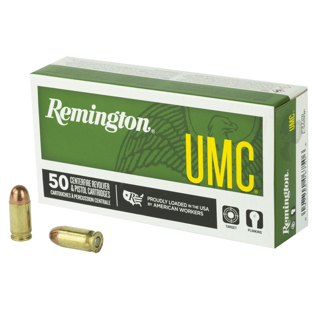 Remington REM UMC 380ACP 95GR FMJ 50/500