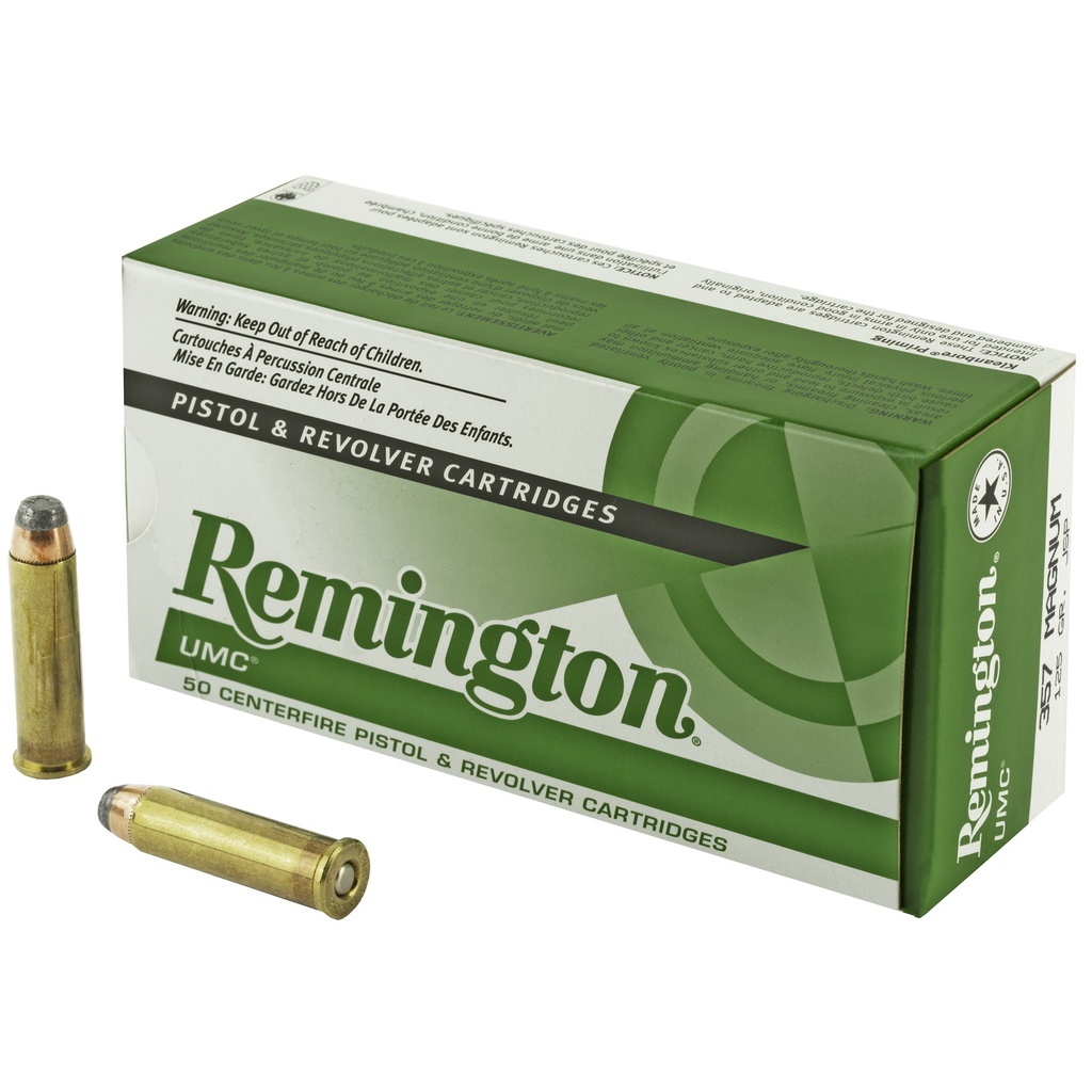 Remington REM UMC 357MAG 125GR JSP 50/500