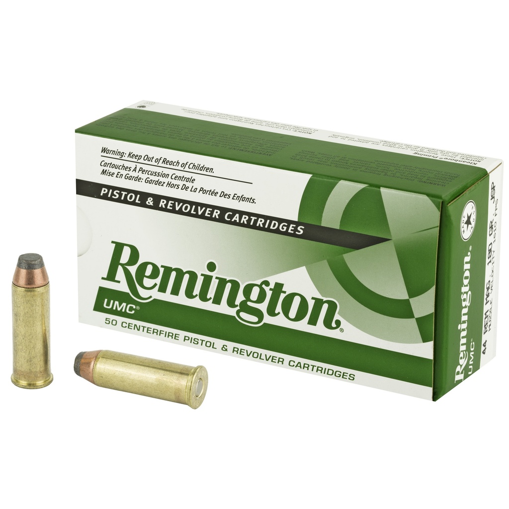 Remington REM UMC 44MAG 180GR JSP 50/500