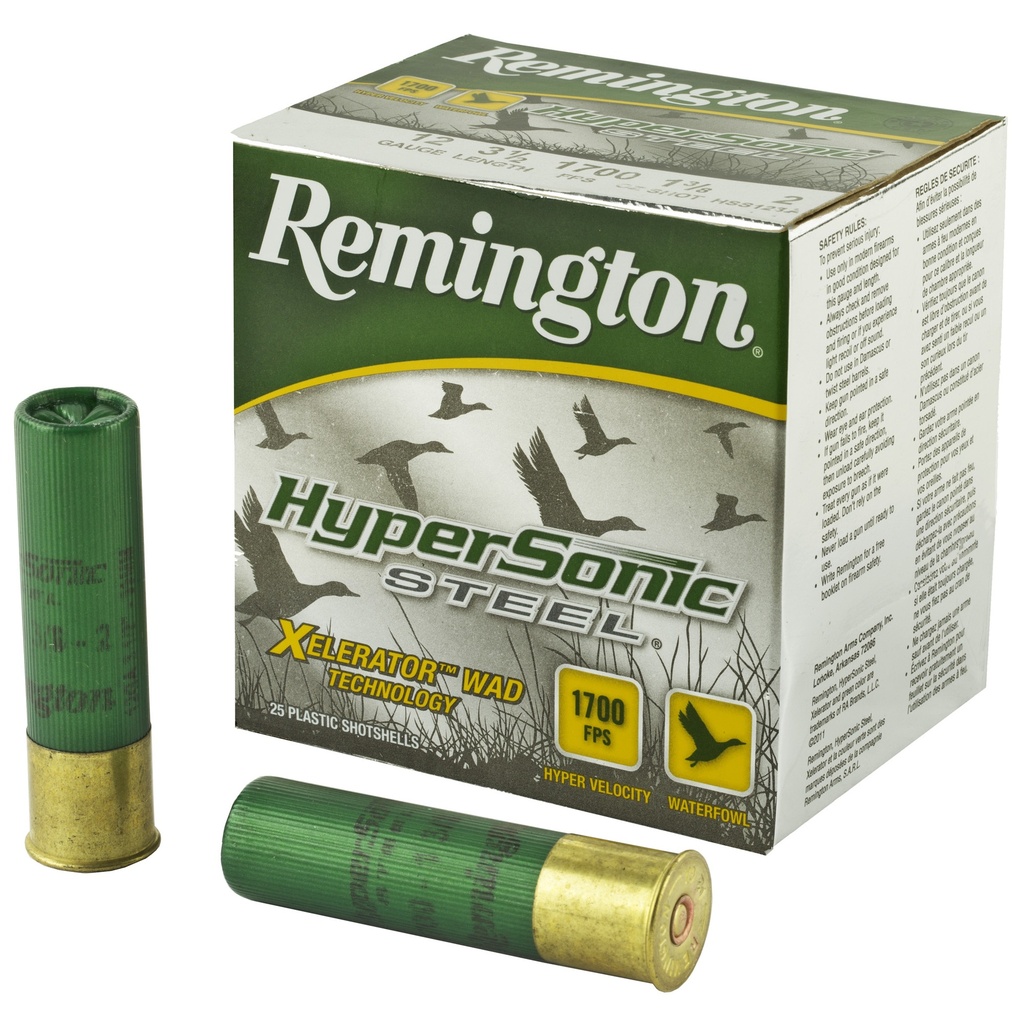 Remington REM HYPSNC STL 12GA 3.5" #2 25/250