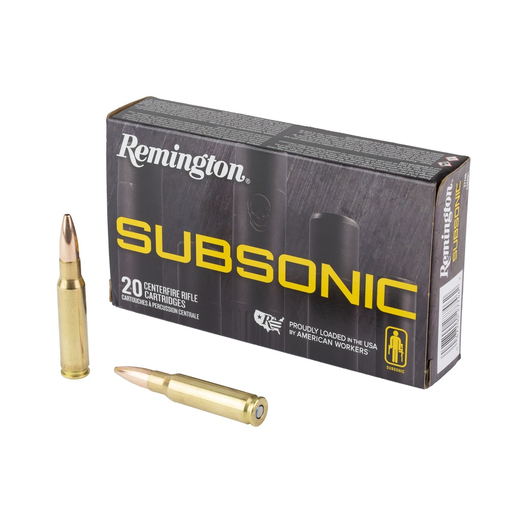Remington REM 308WIN SUBSONIC 205GR BHP 20/200