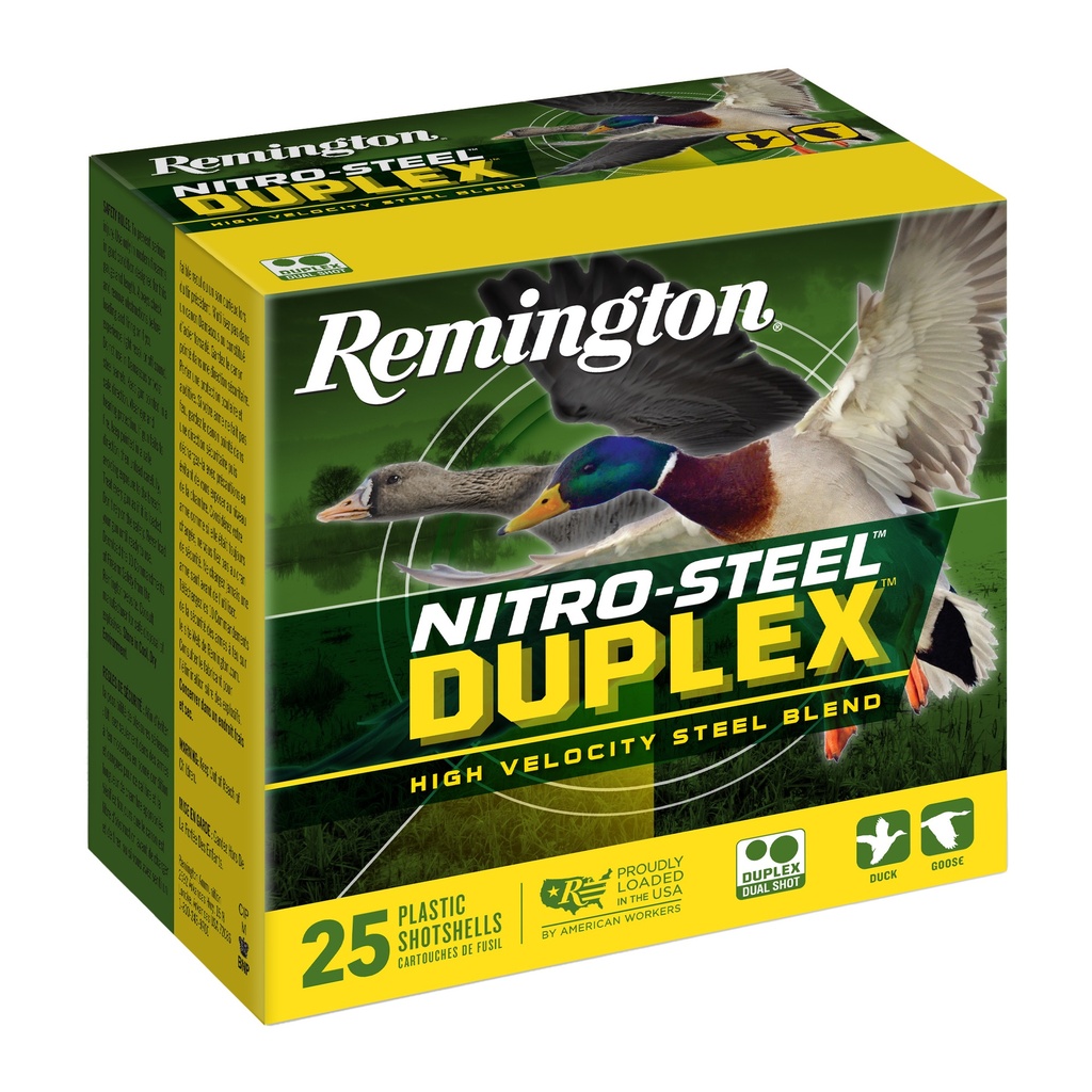 Remington REM NITRO STL DPLX 12GA 3" BB/#4