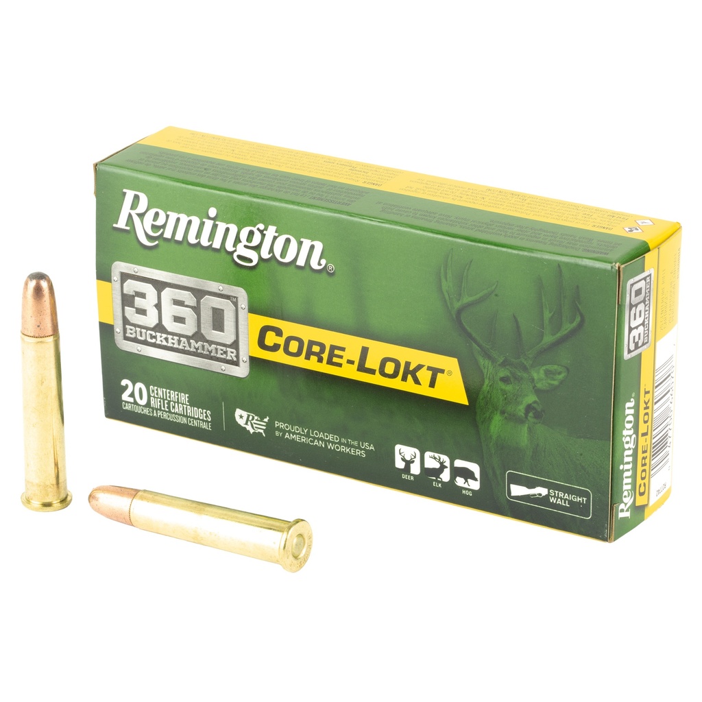 Remington REM 360 BCKHMR 180GR CL SP 20/200