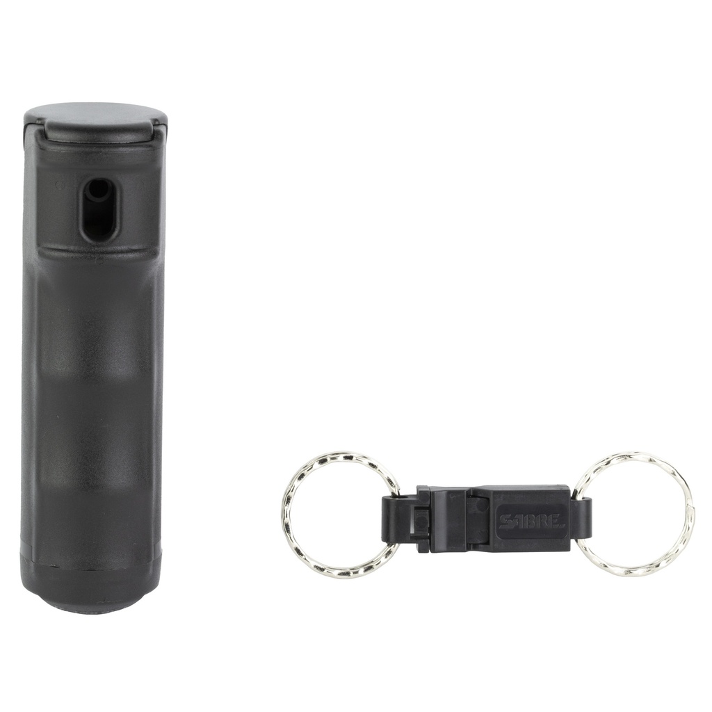 SABRE SPRAY KEY RING/WHISTLE .54 BLACK
