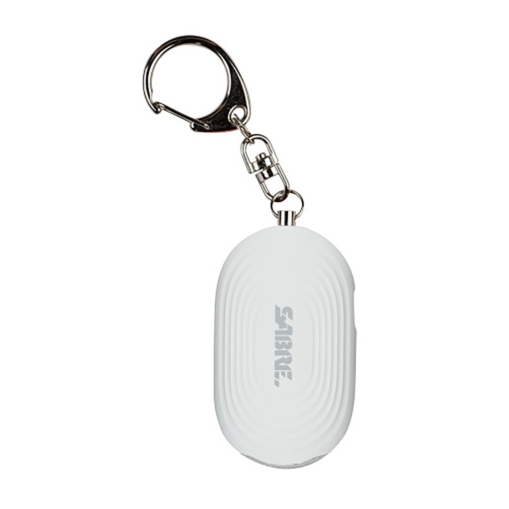SABRE PERS ALARM/LED LIGHT/SNAP WHT