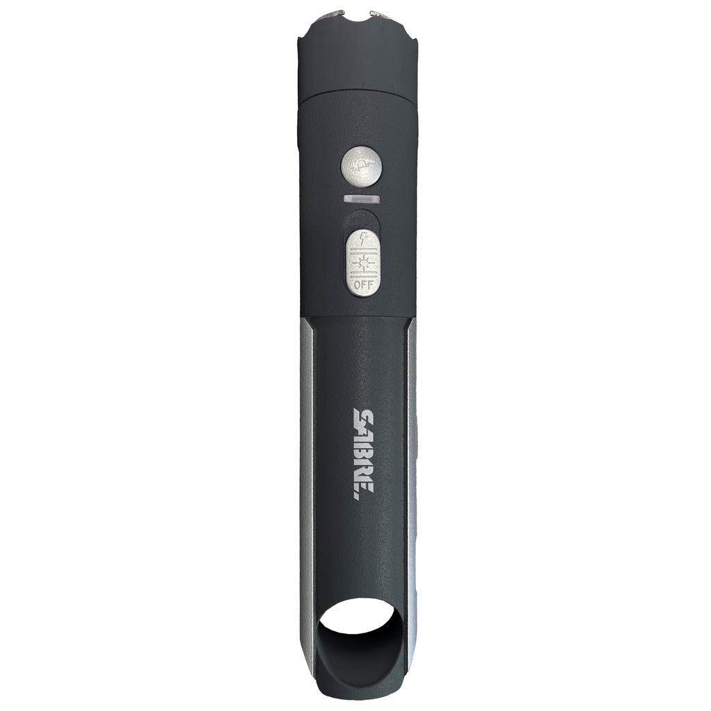 SABRE 2-IN-1 STUN GUN LED LIGHT BLK