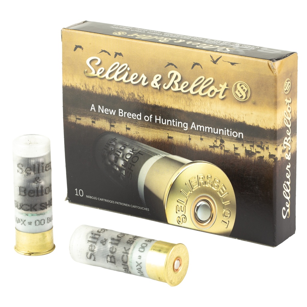 Sellier & Bellot S&B 12GA 2.75 1.12OZ 00 9PEL 10/250