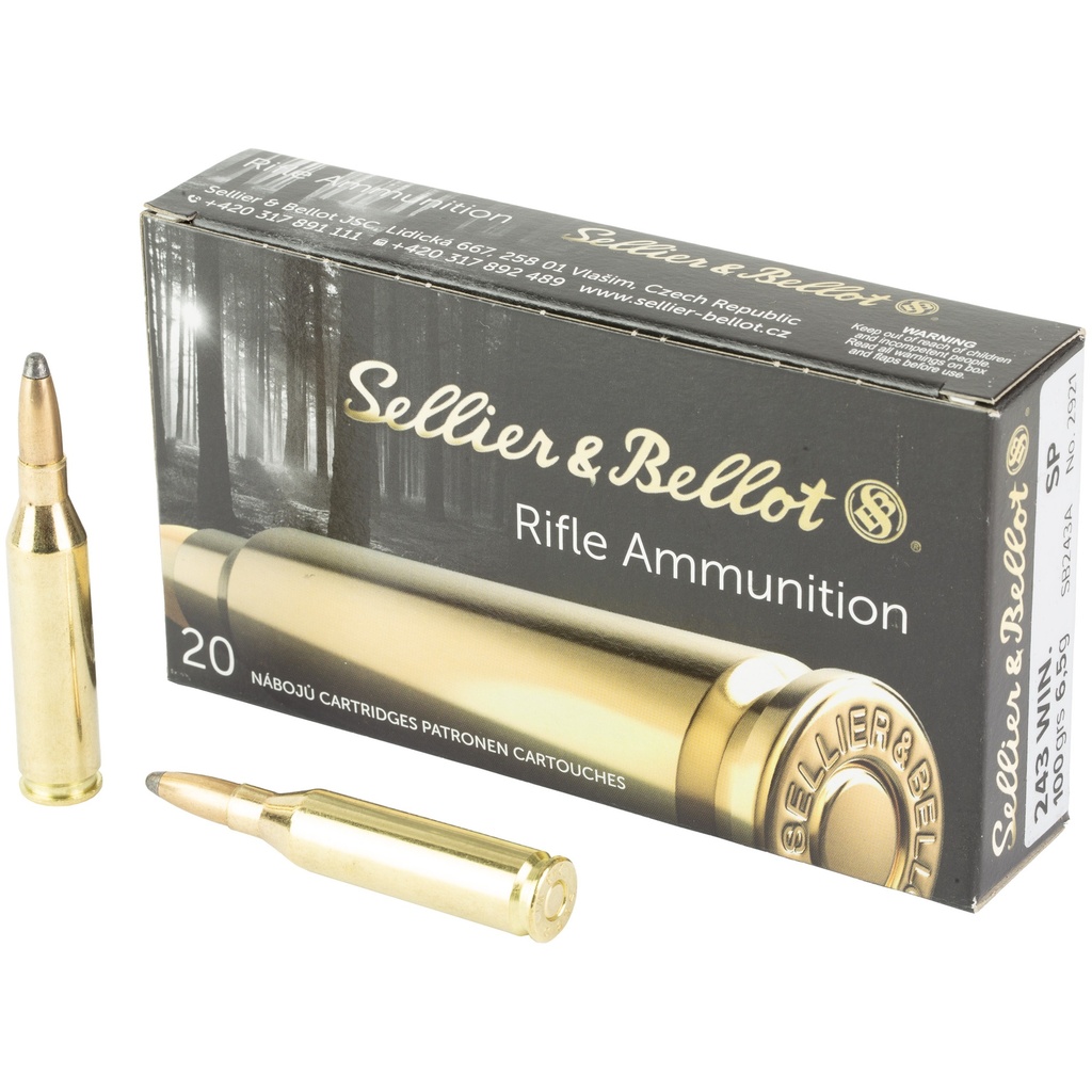 Sellier & Bellot S&B 243WIN 100GR SP 20/500