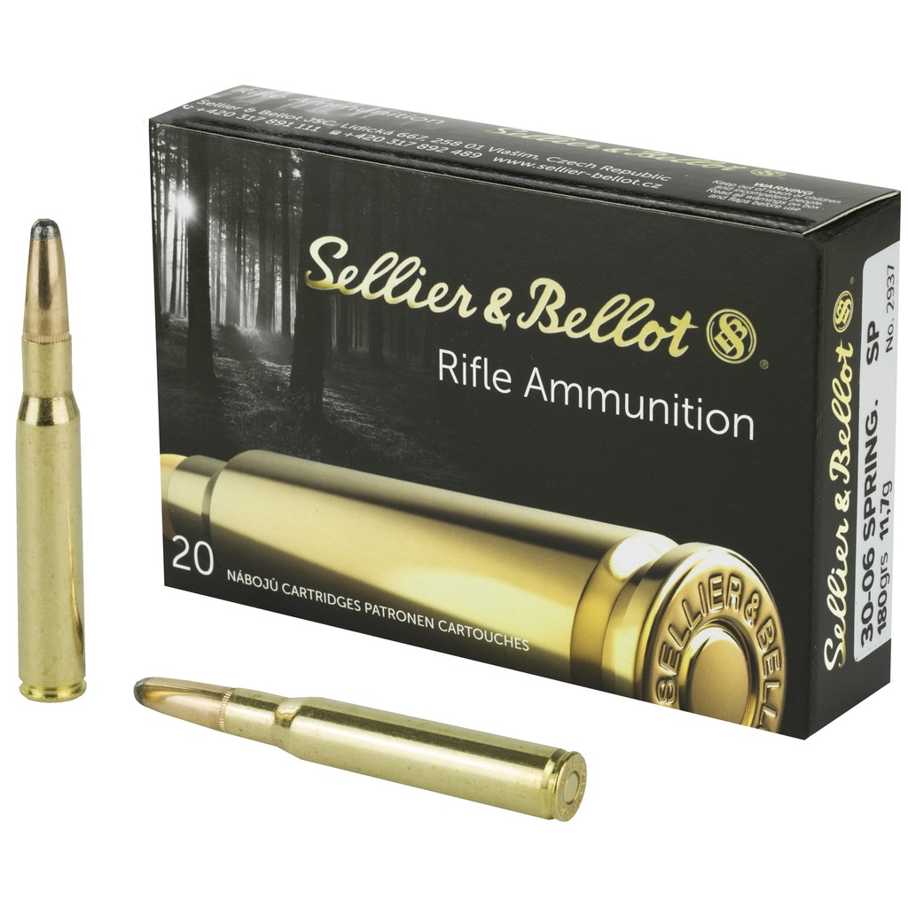 Sellier & Bellot S&B 30-06 180GR SP 20/400