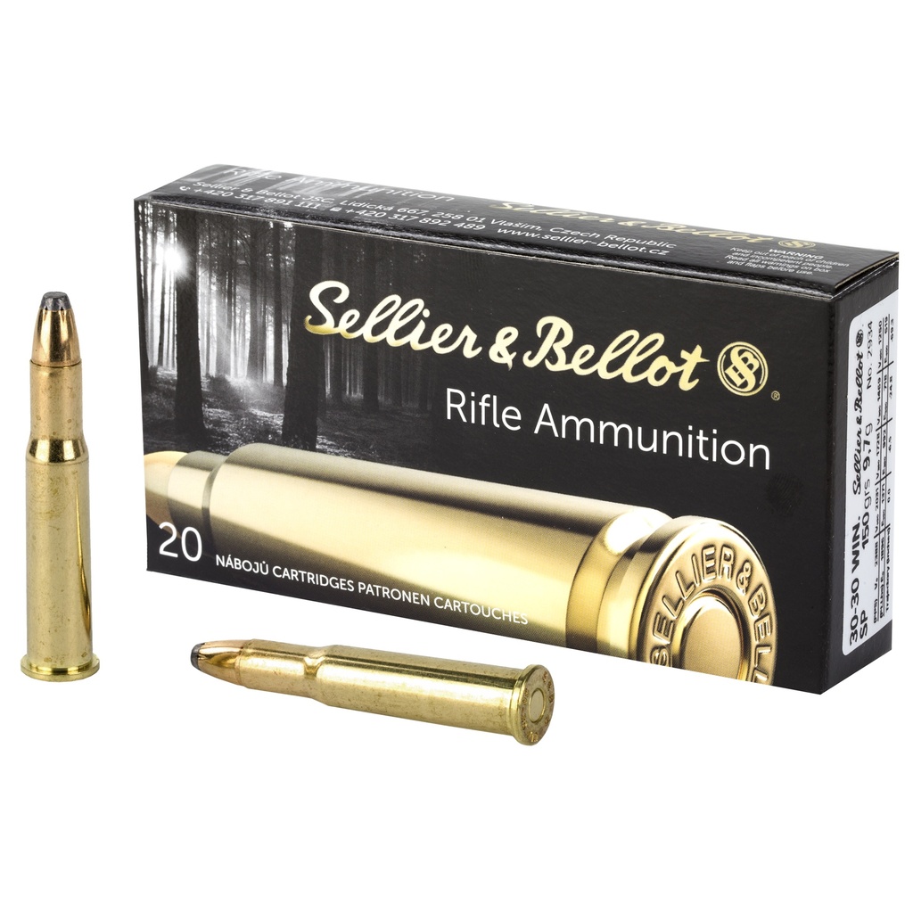 Sellier & Bellot S&B 30-30WIN 150GR SP 20/500