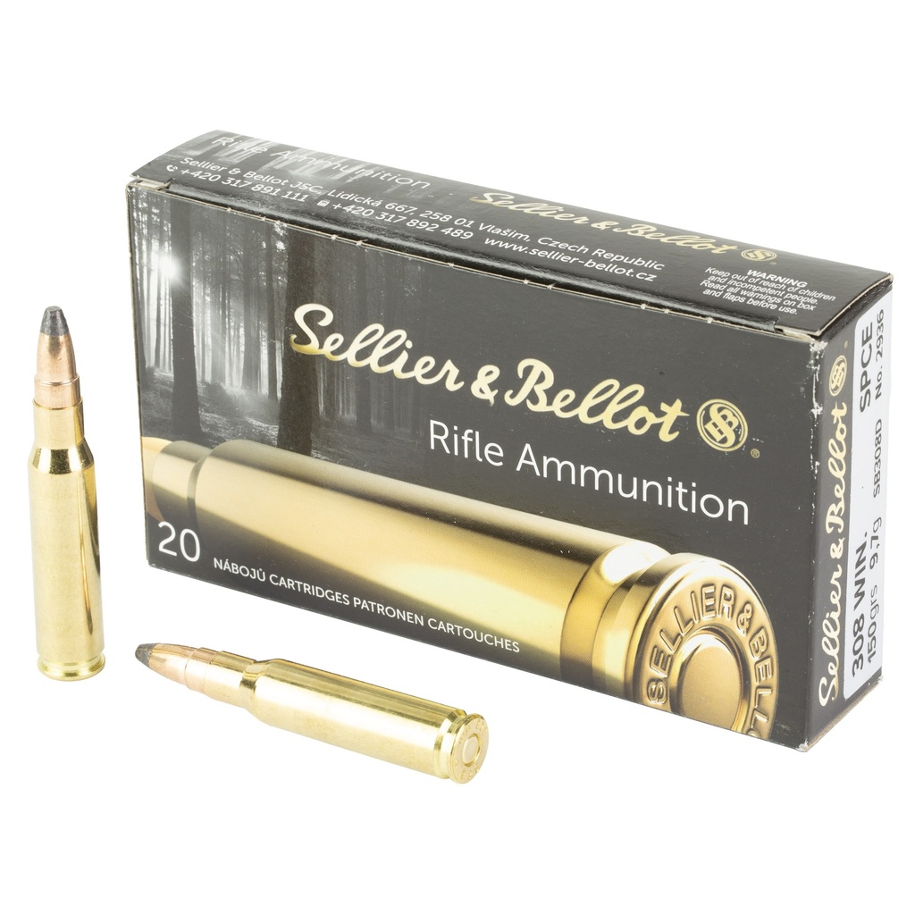 Sellier & Bellot S&B 308WIN 150GR SPCE 20/500