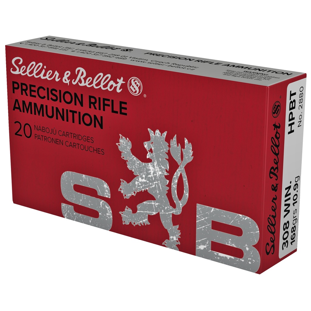 Sellier & Bellot S&B 308 WIN 168 GR HPBT 20/500