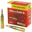 Sellier & Bellot S&B 338LAPUA 250GR SIERRA HPBT 10/BX