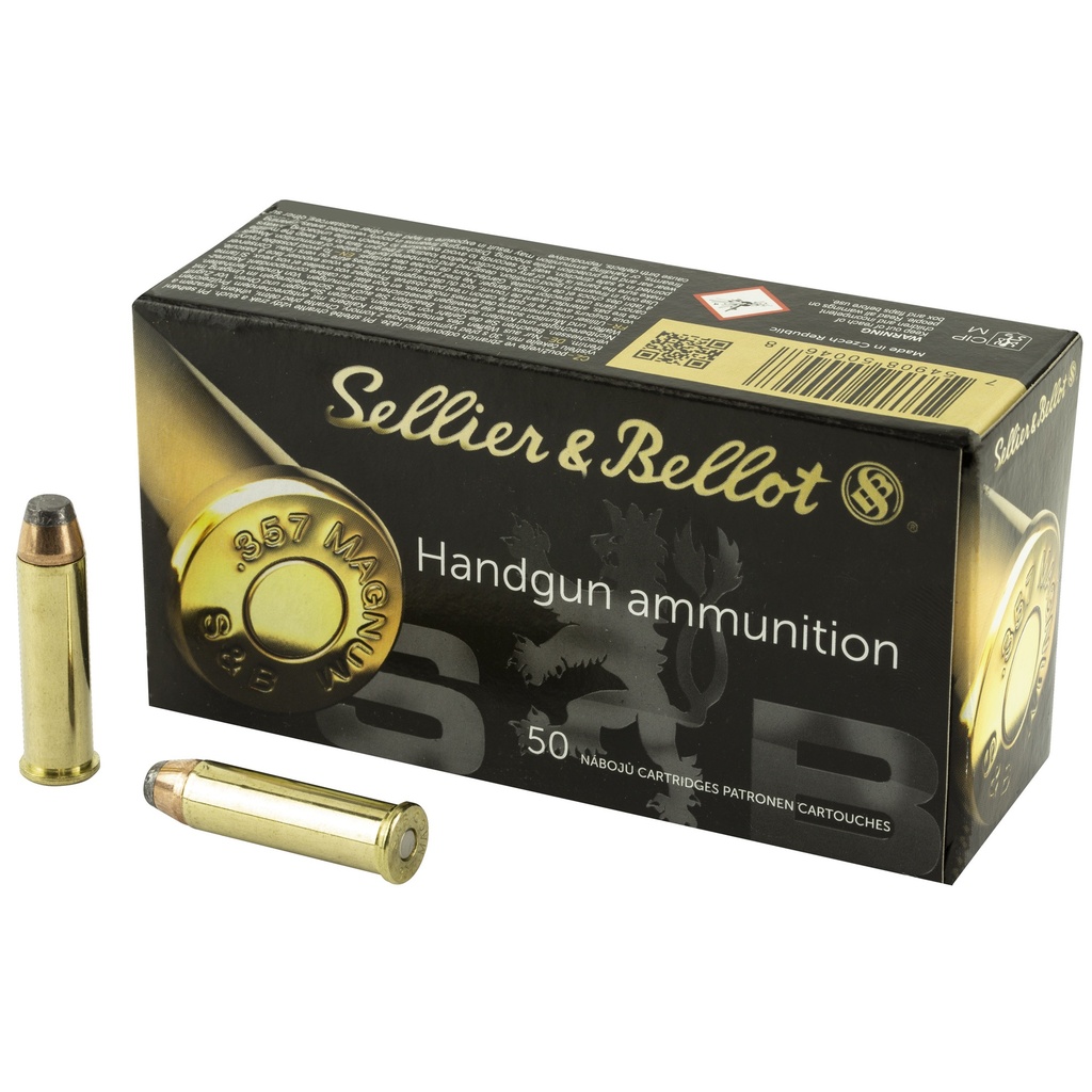Sellier & Bellot S&B 357MAG 158GR SP 50/1000