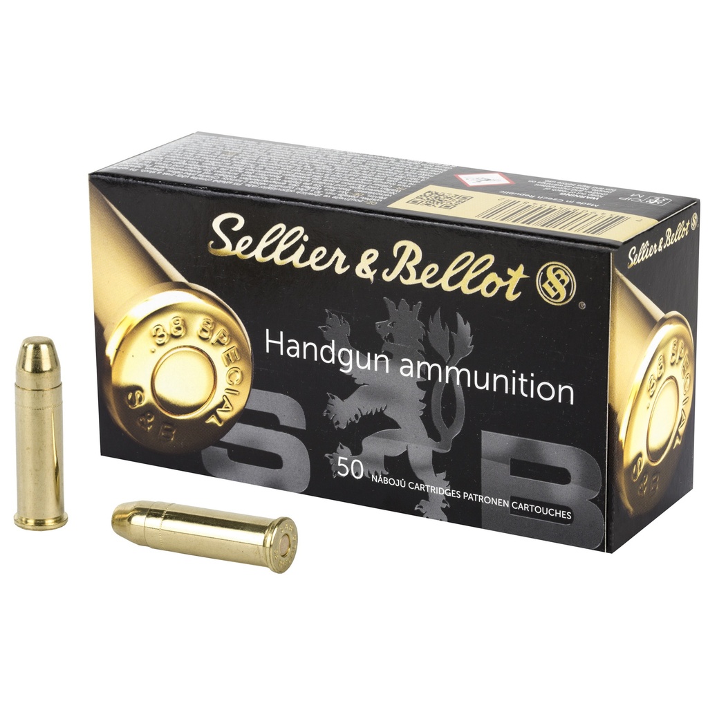 Sellier & Bellot S&B 38SPL 158GR FMJ 50/1000