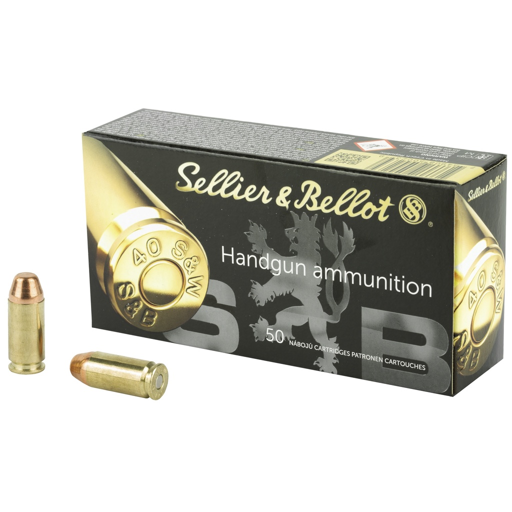 Sellier & Bellot S&B 40SW 180GR FMJ 50/1000